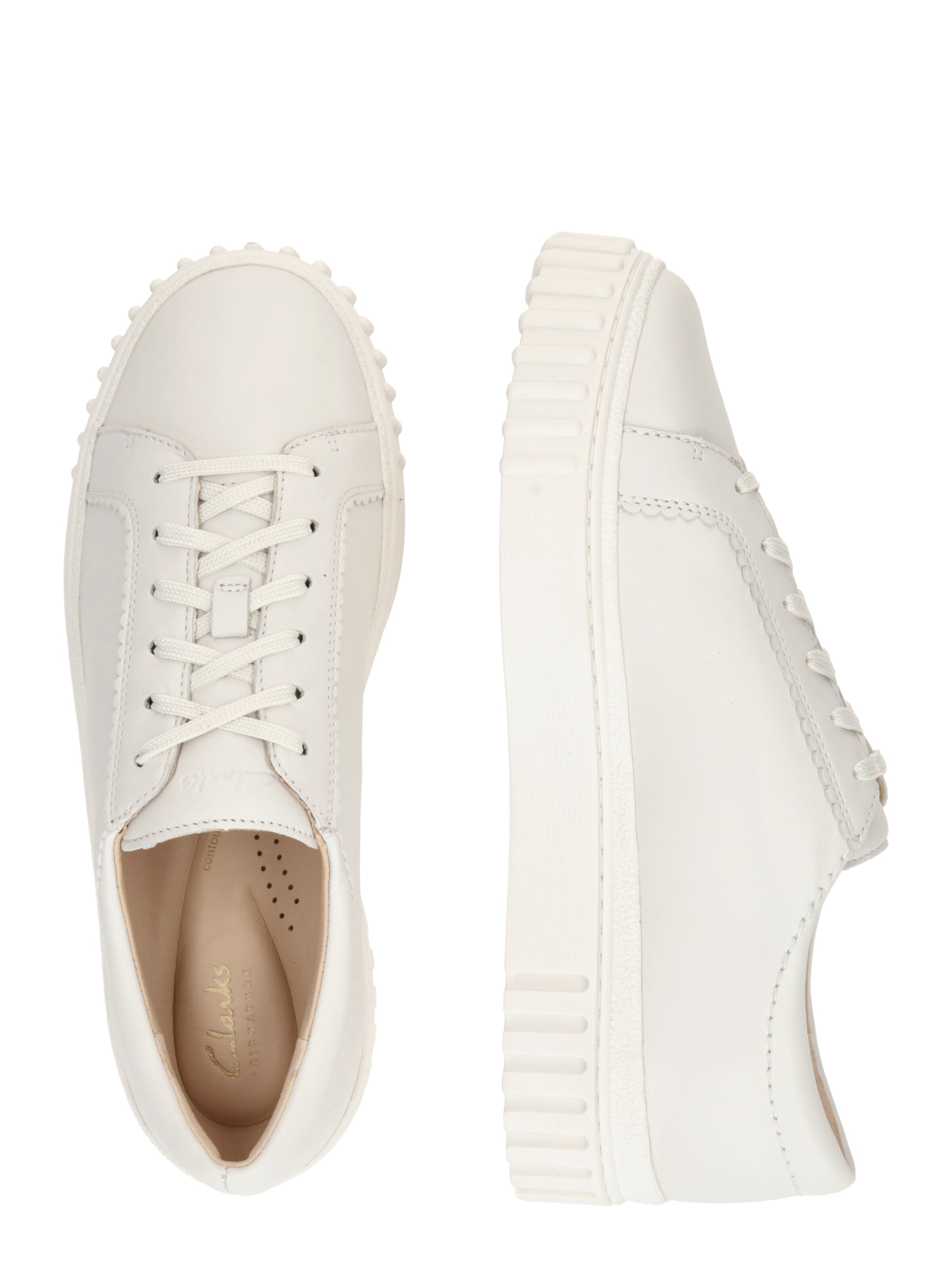 CLARKS Nízke tenisky 'Mayhill Walk' - Biela