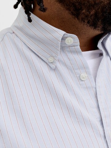Jack & Jones Plus Regularny krój Koszula 'JORNORREBRO' w kolorze niebieski