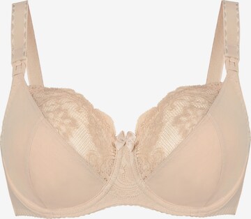 TEYLI Minimizer Voedingsbh 'Anastasia' in Beige: voorkant