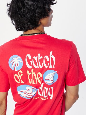 SCOTCH & SODA Тениска в червено