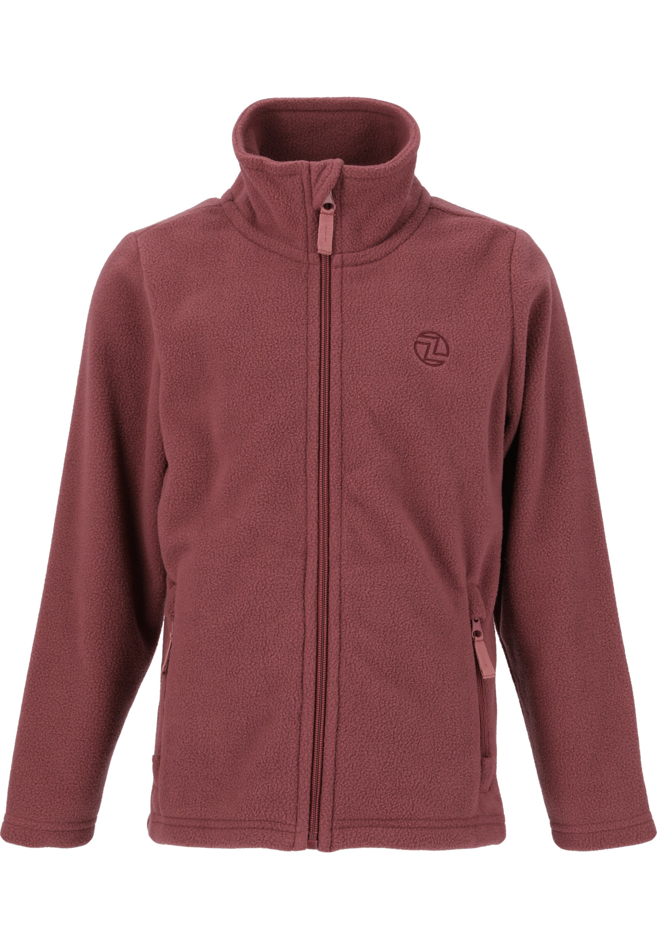 ZigZag Athletic fleece jacket 'Zap' in Red: front