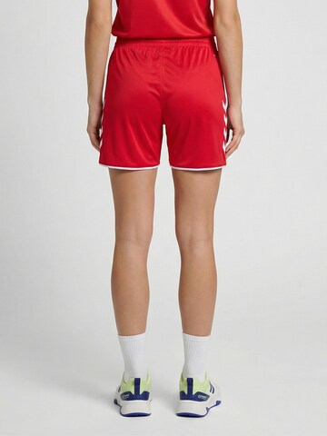 Regular Pantalon de sport Hummel en rouge