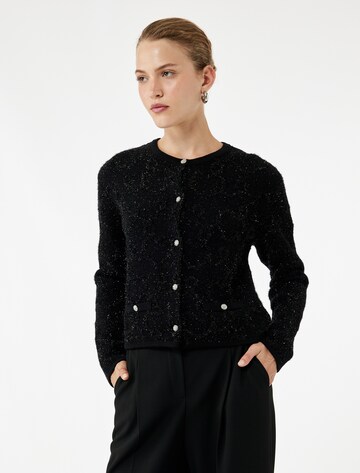 Koton Strickjacke in Schwarz: Vorderseite