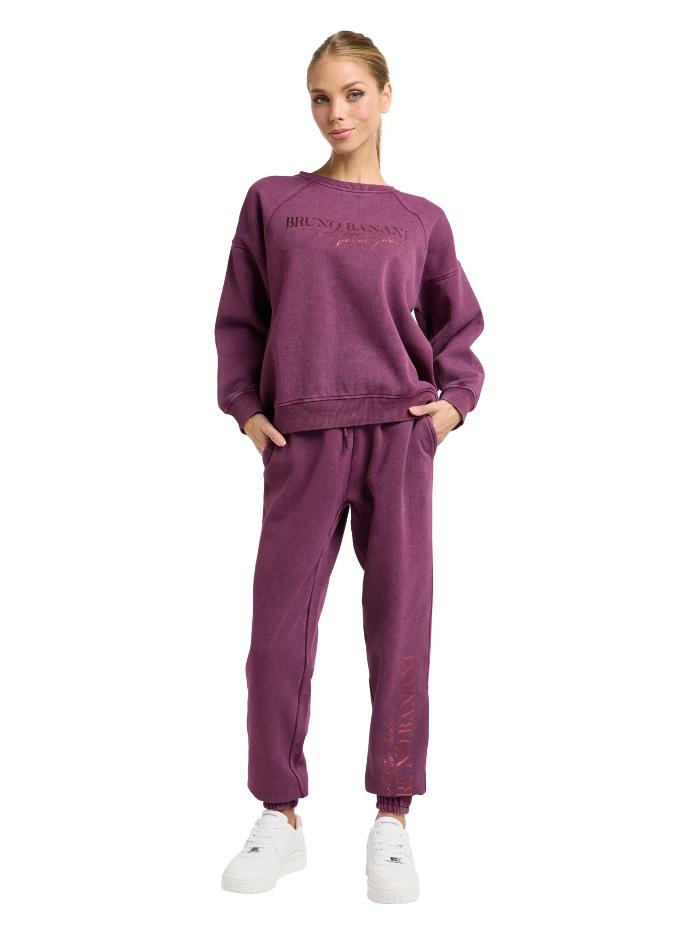 Bruno Banani Sweatshirt 'CARMICHAEL' in Purple