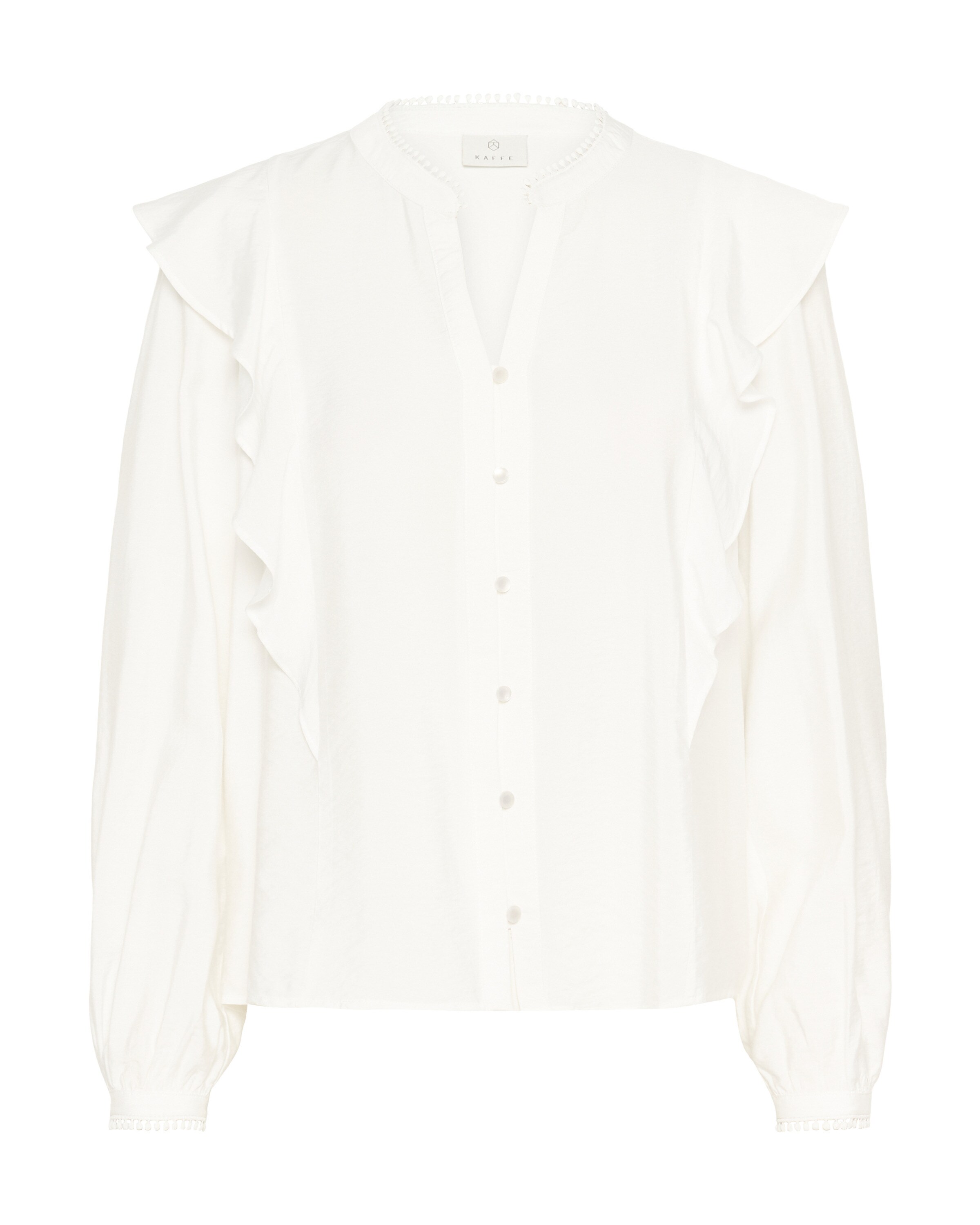Kaffe Chemisier 'KALiva' en blanc cassé, Vue avec produit