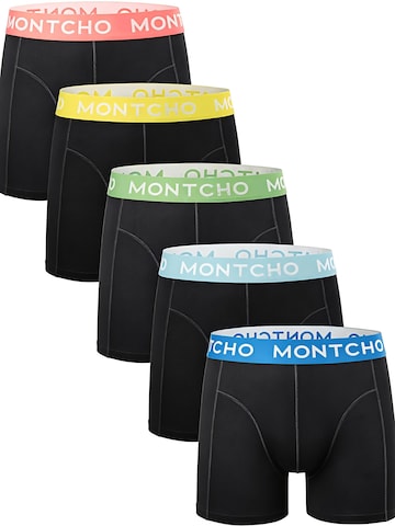 Montcho Boxershorts 'Dazzle' in Zwart: voorkant