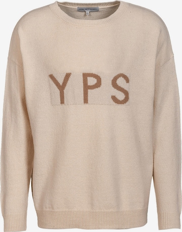 Young Poets Society Pullover 'Edward' in Beige: front