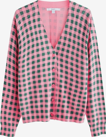 zaļš Next Adīta jaka: no priekšpuses