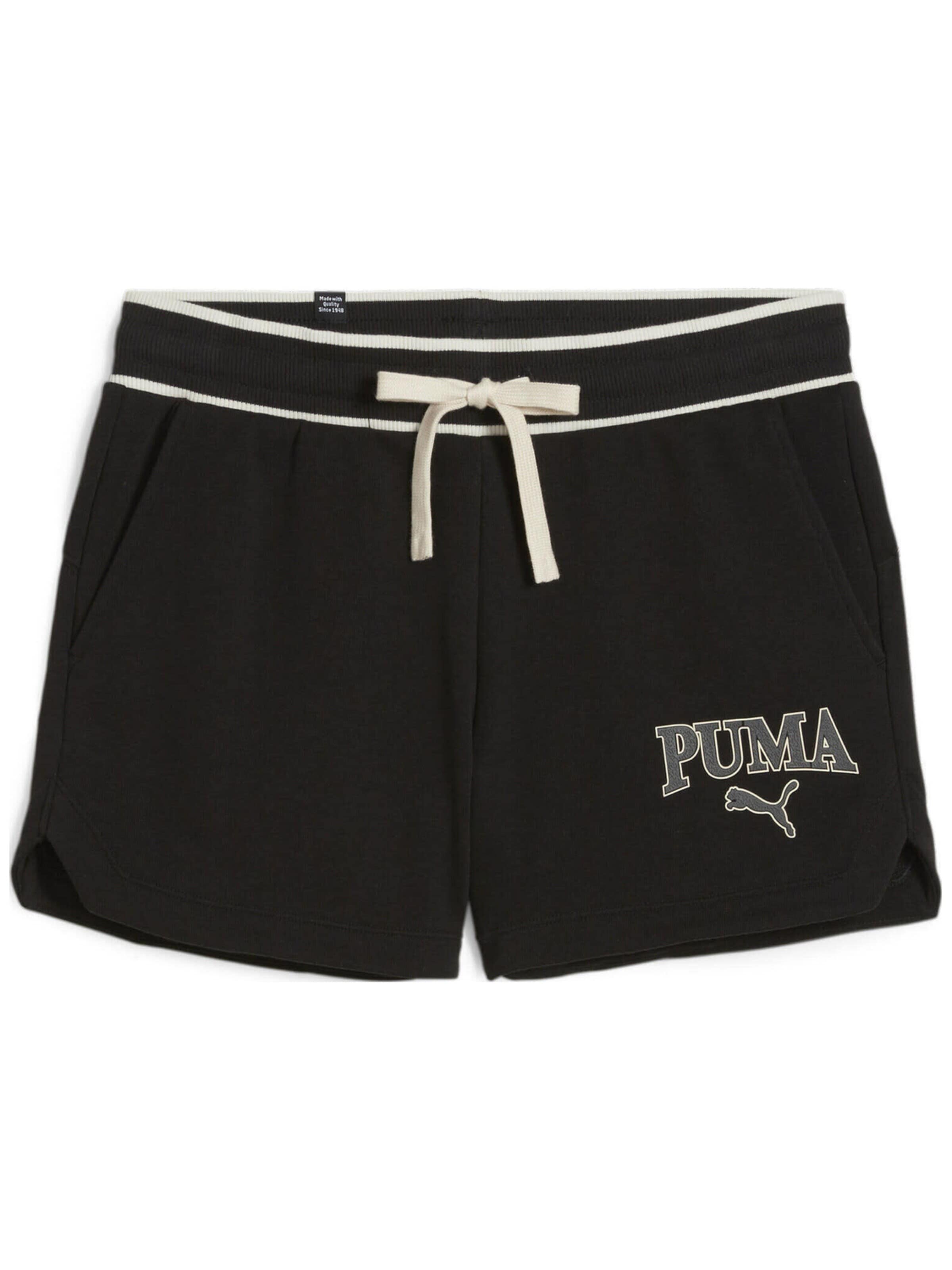 PUMA - regular Pantalón deportivo 'Puma Squad Women's Shorts' en negro: frente