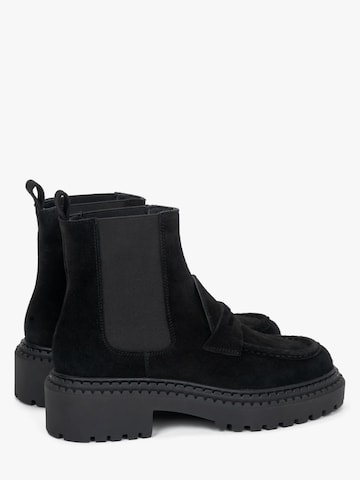 Ghete chelsea '09-3893' de la Estro pe negru