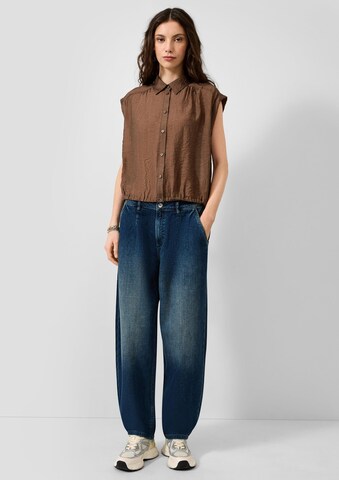 QS Blouse in Brown