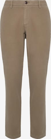 Boggi Milano Slimfit Spodnie w kolorze brązowy: przód
