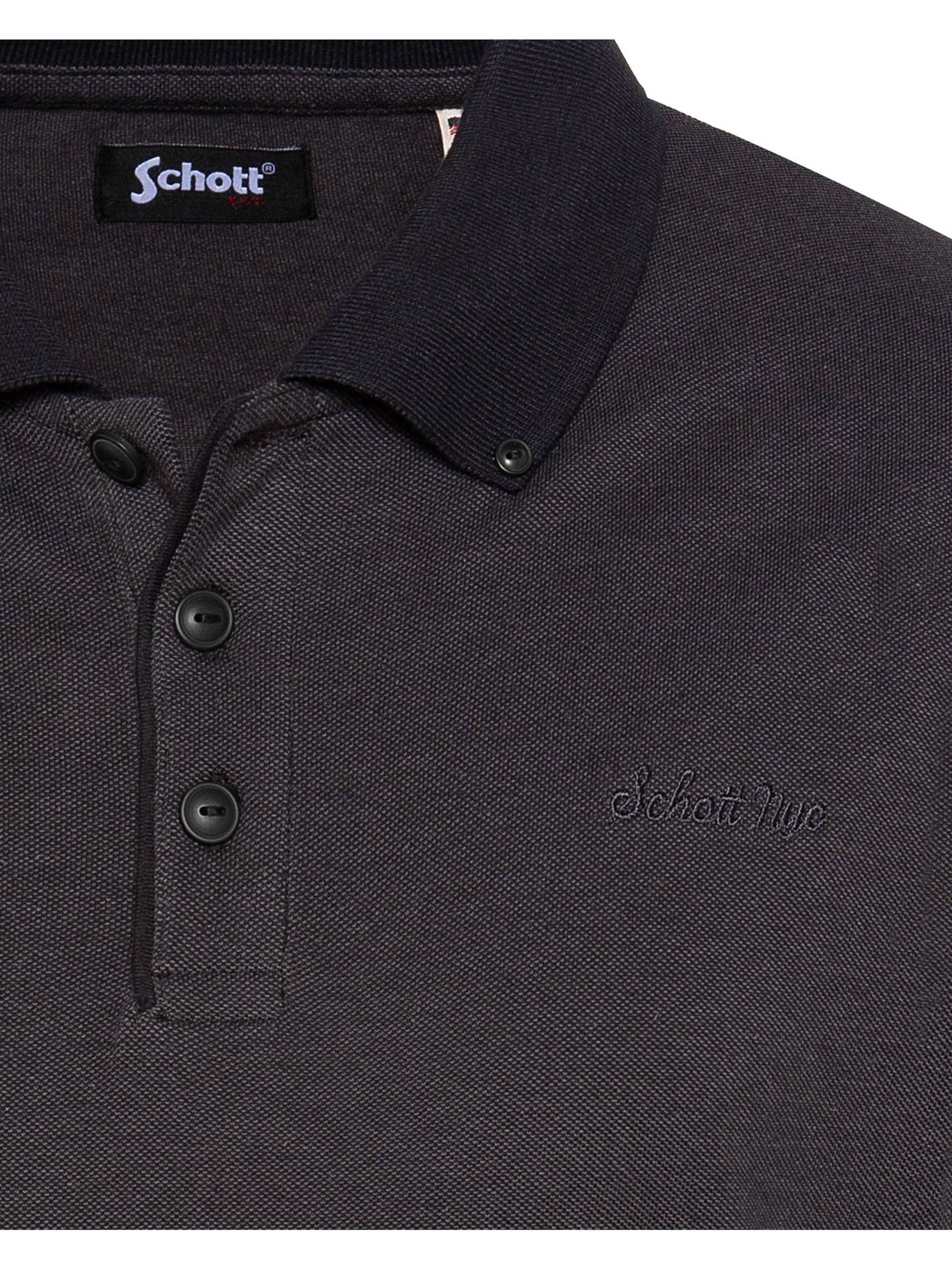 Schott NYC Shirt‌‌‌‌‌‌‌‌‌ in Schwarz