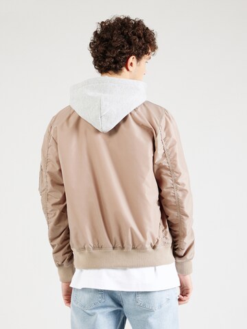 ALPHA INDUSTRIES Φθινοπωρινό και ανοιξιάτικο μπουφάν 'MA-1' σε γκρι