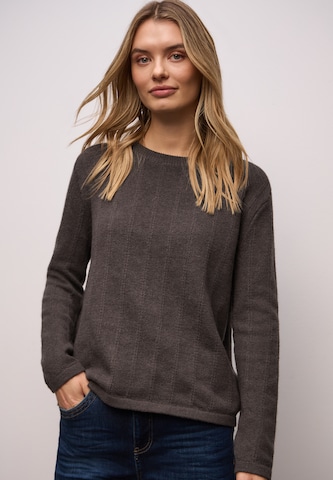 STREET ONE Pullover in Braun: Vorderseite