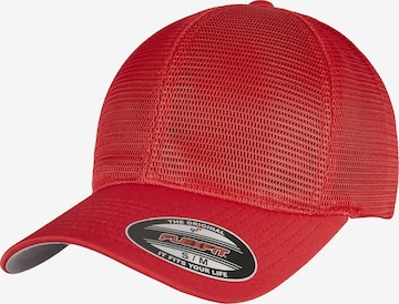 Casquette Flexfit en rouge : devant