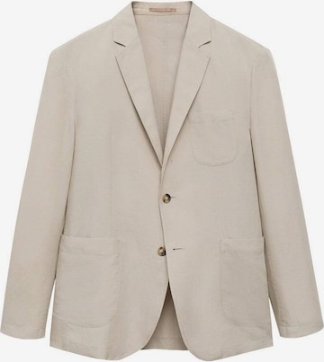 MANGO MAN Suit Jacket 'Delave' in Beige: front