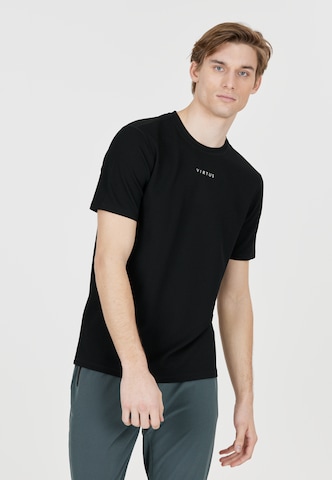Virtus Functioneel shirt 'Besto' in Zwart: voorkant