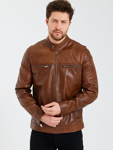 Veste mi-saison Ron Tomson en marron