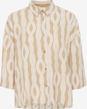 Camicia da donna 'Carlbie' di Kaffe in beige: frontale