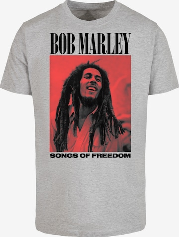 F4NT4STIC Shirt 'Bob Marley ' in Grau: Vorderseite