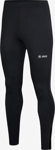 JAKO Skinny Sportbroek 'Run 2.0' in Zwart: voorkant