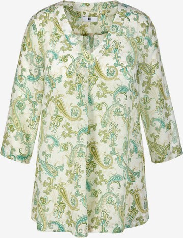 Anna Aura Blouse in Groen: voorkant