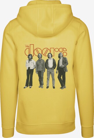 Sweat-shirt 'The Doors Music Band Band Standing' F4NT4STIC en jaune