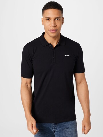 HUGO Shirt 'Dinos' in Black: front