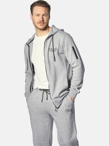 Jan Vanderstorm Sweatjacke ' Odgrim ' in Grau