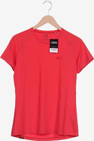 JACK WOLFSKIN T-Shirt L in Rot: predná strana