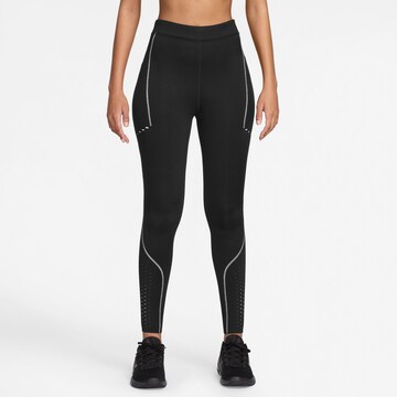 NIKE Skinny Leggings 'SWIFT TFADV' in Schwarz: Vorderseite