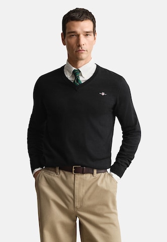 GANT Pullover 'Classic' in Schwarz: Vorderseite