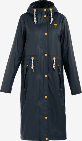 Schmuddelwedda Raincoat in Blue: front