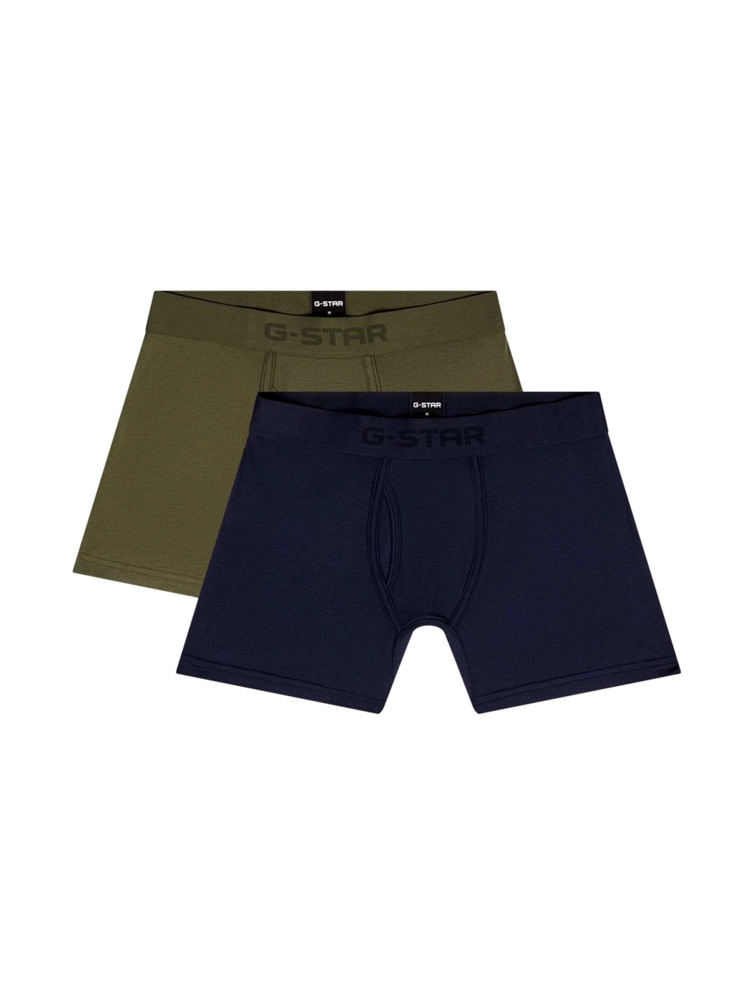 G-STAR Boxershorts in L in de kleur Navy / Olijfgroen, Productweergave