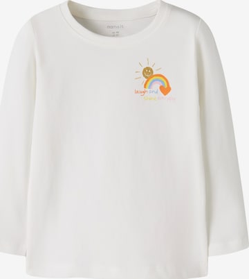 NAME IT - Camiseta 'NMFLINLAS' en blanco: frente