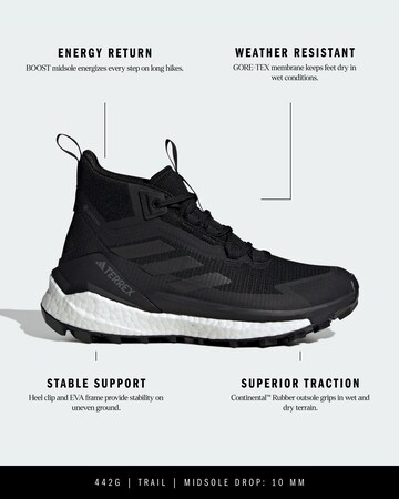 ADIDAS TERREX Boot 'Free Hiker 2.0' i svart