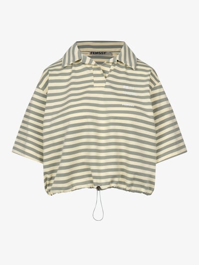 FEMSSY Shirts 'BLANCHE STRIPE T-SHIRT' i XS i gul, Produktvisning