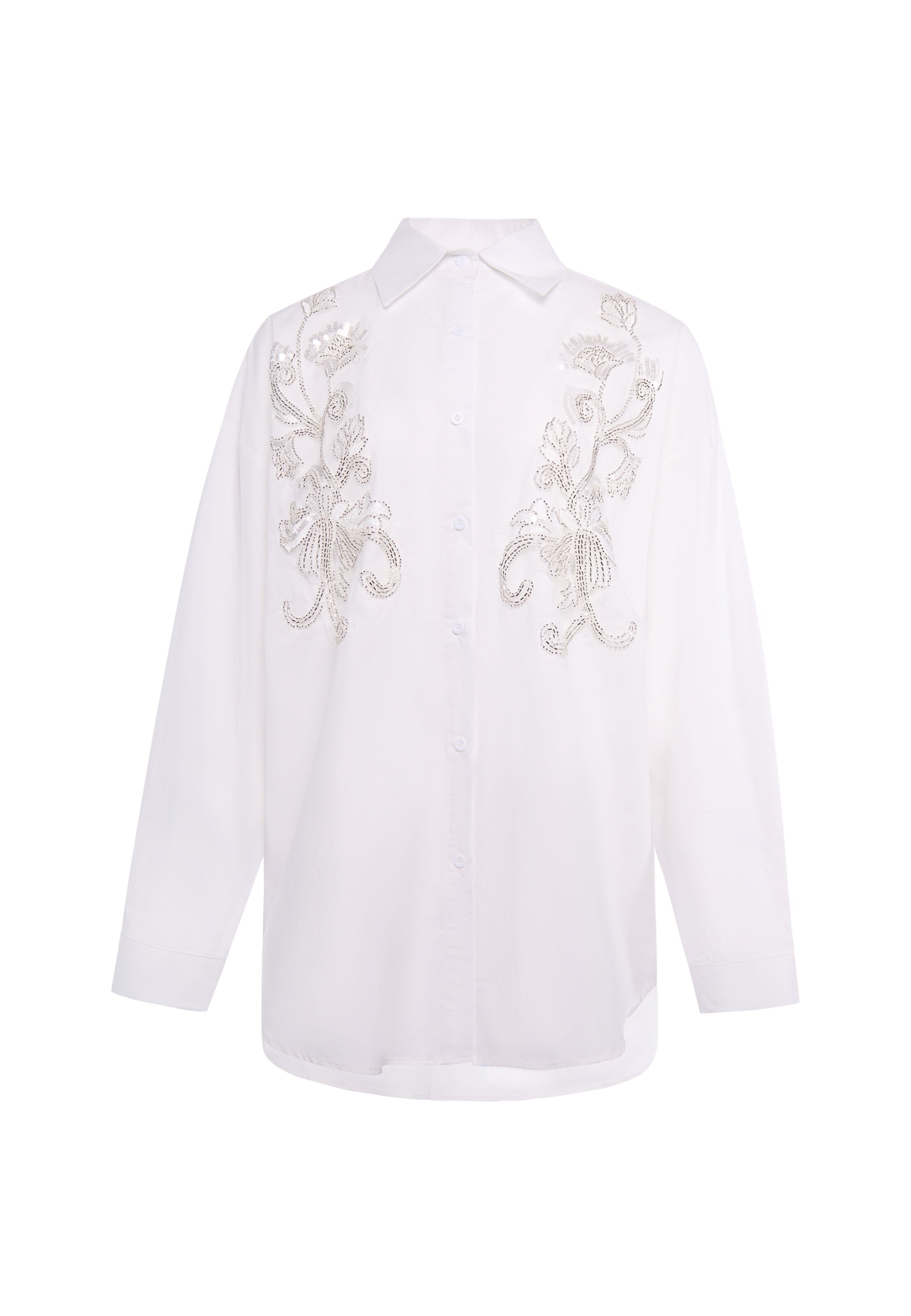 Chemisier usha WHITE LABEL en blanc : devant