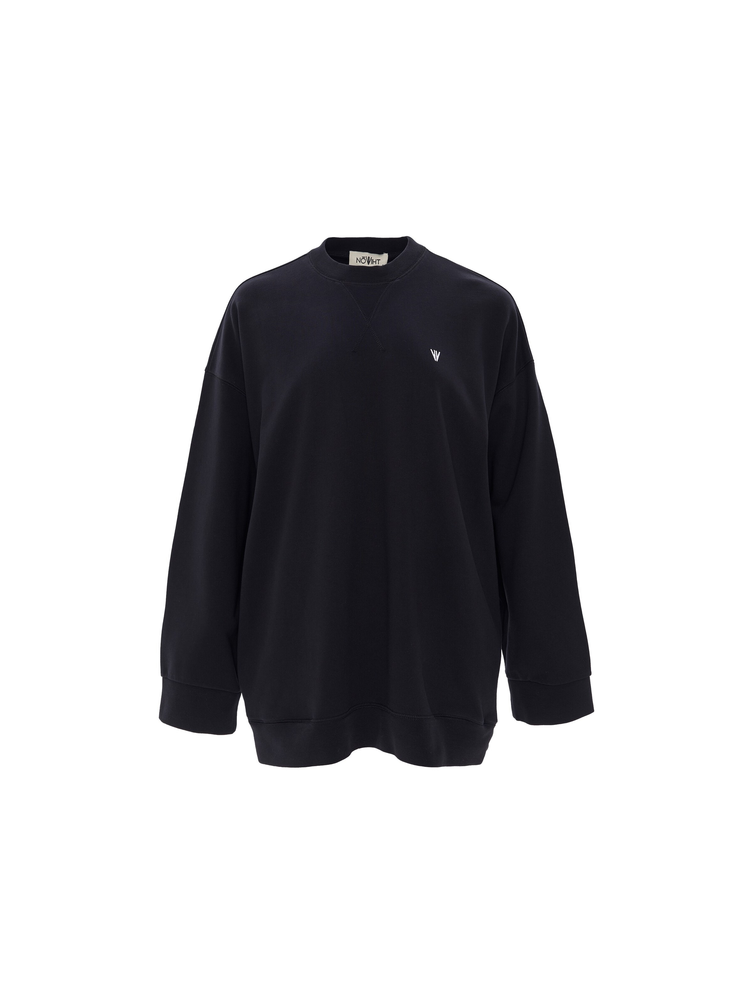 NOWIHT Sweatshirt 'Linnea' i svart: framsida