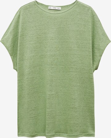 MANGO Shirt 'LINT' in Green: front