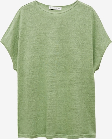 MANGO Majica 'LINT' | zelena barva: sprednja stran