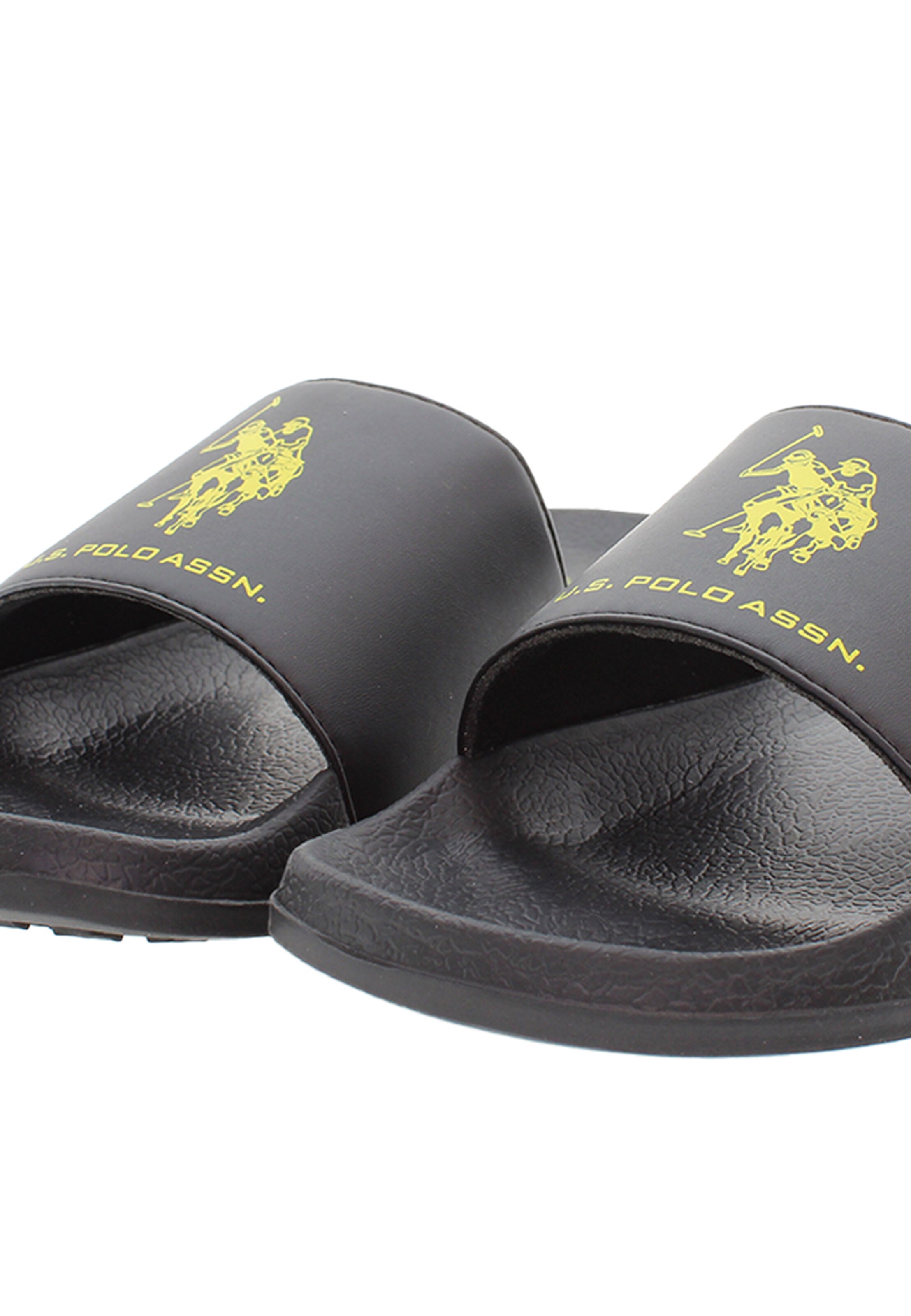 U.S. POLO ASSN. Muiltjes 'Skye' in Zwart