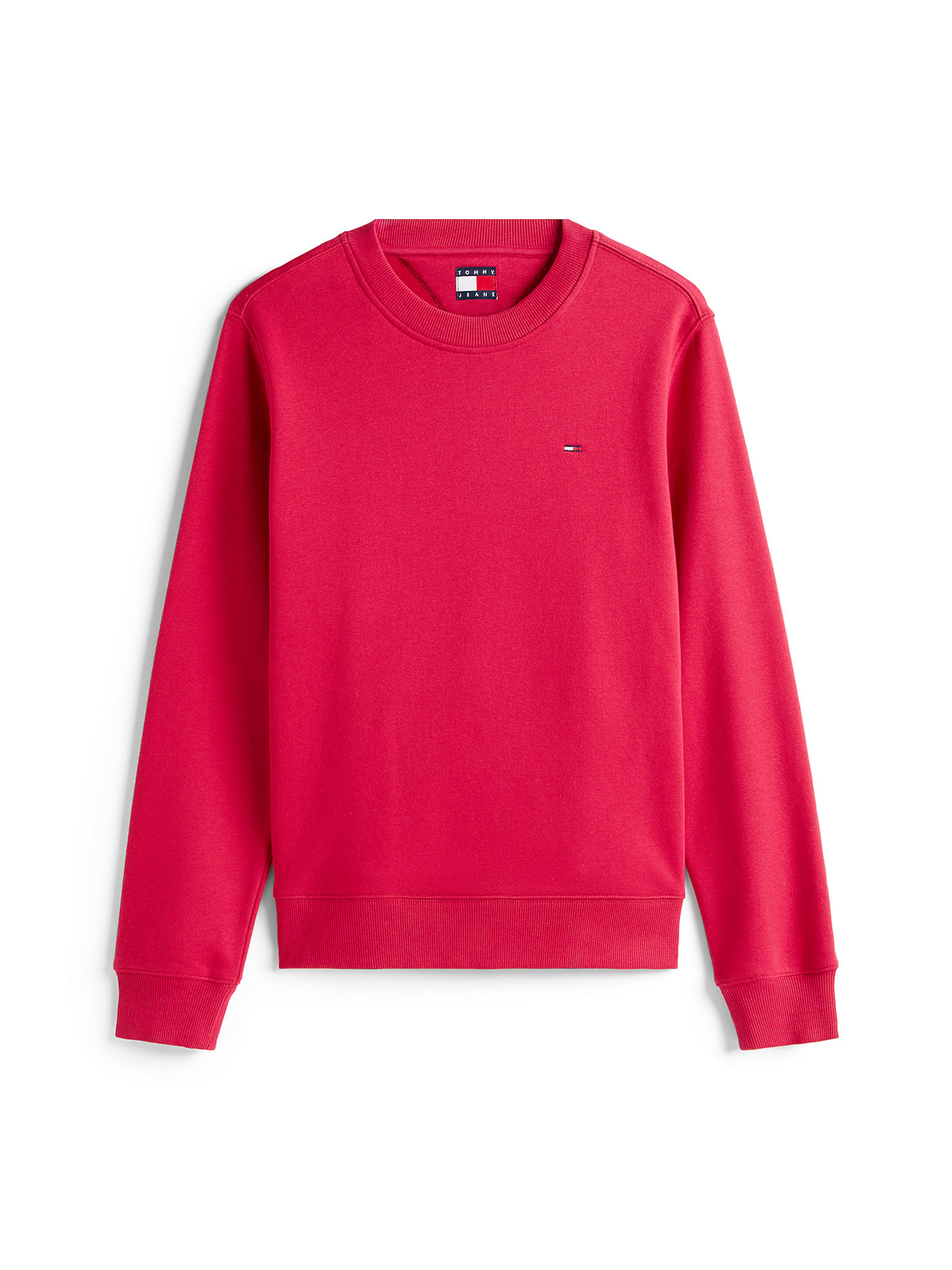 Tommy Jeans Μπλούζα φούτερ σε κόκκινο: μπροστά