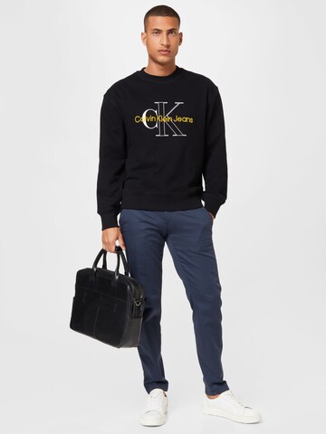 Calvin Klein Jeans Mikina – černá