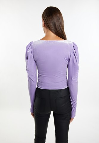 faina - Camisa em roxo