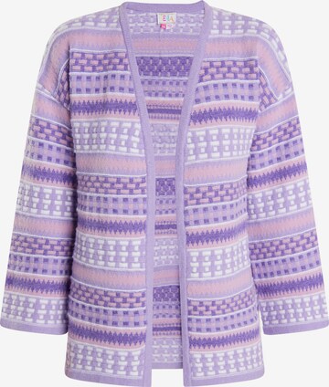 IZIA Knit cardigan in Purple: front