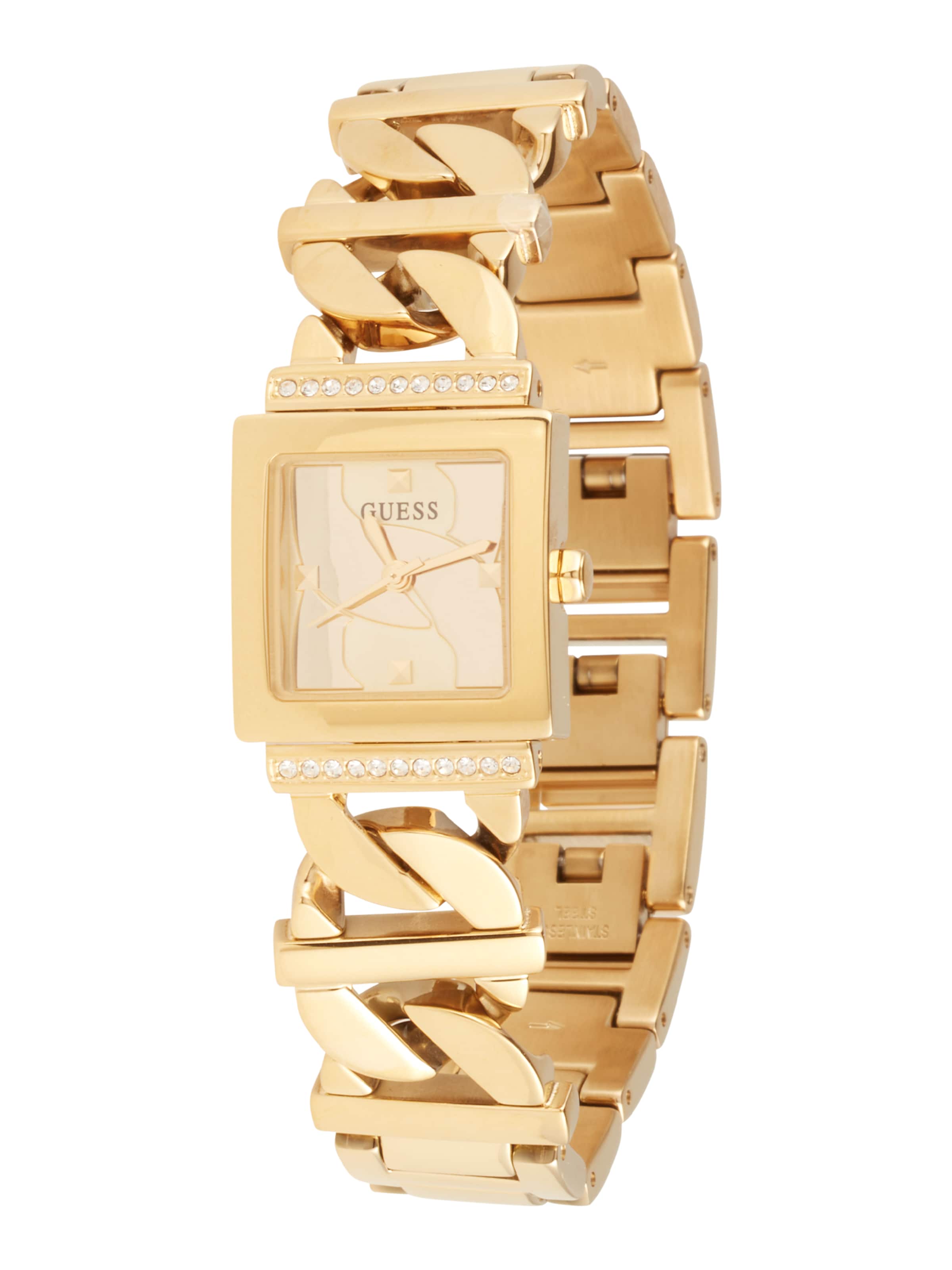 GUESS Uhr 'Runaway' in Gold: Vorderseite