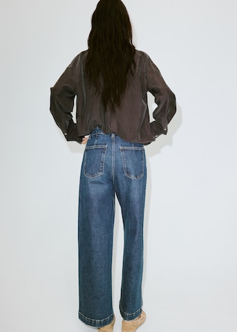 MANGO Wide leg Jeans 'CATHERIN' i blå