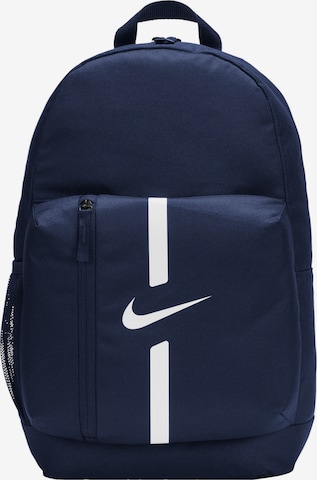 NIKE Sports Backpack in Blue: front